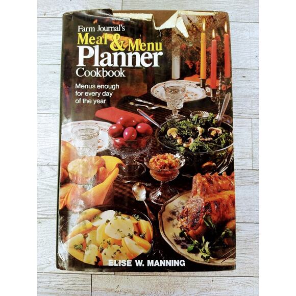 Farm Journal's Meal and Menu Planner Cookbook - Vtg 1980 Hardcover Elise Manning - Picture 1 of 12